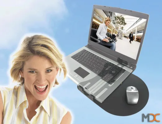 Mobiles Mousepad erleichtert die Arbeit unterwegs Bild: Mobiles Mousepad erleichtert die Arbeit unterwegs