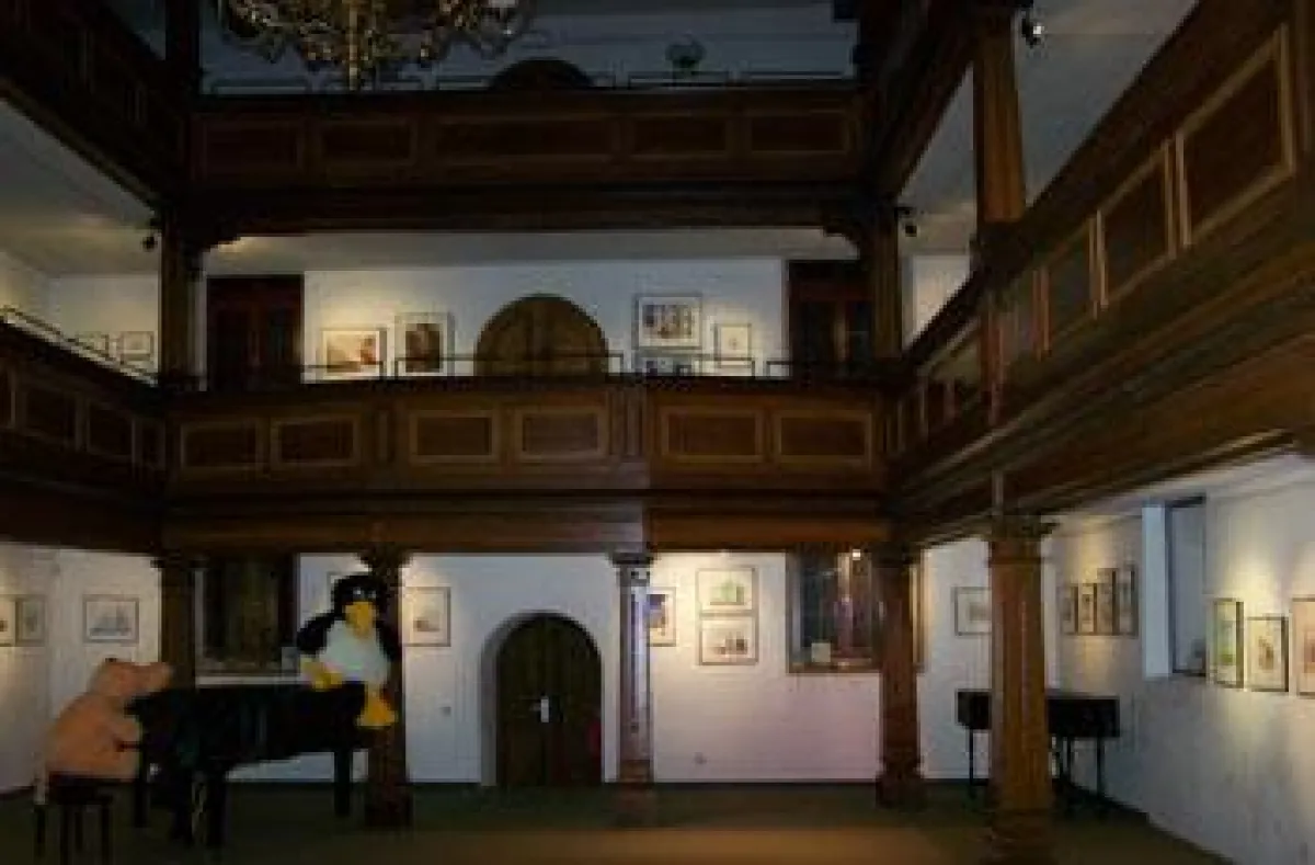 Uli Stein-Ausstellung in der Göltzschtalgalerie Nicolaikirche in Auerbach