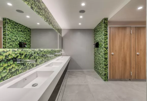 Camping: Sanitäranlage als Pluspunkt Bild: Camping: Sanitäranlage als Pluspunkt