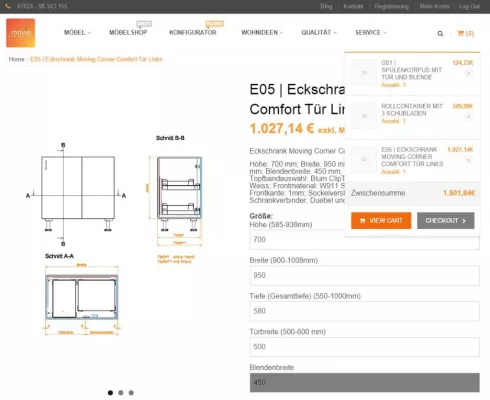 Bild: visual4 entwickelt neuen Mini-Konfigurator mit integriertem Online Shop