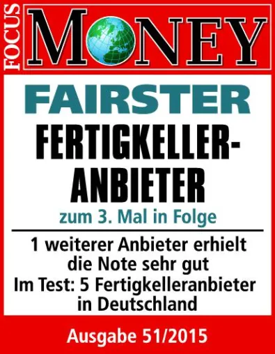 Bild: Gelungenes Triple! glatthaar-fertigkeller zum 3. Mal in Folge an der Spitze der fairsten Kellerbauer