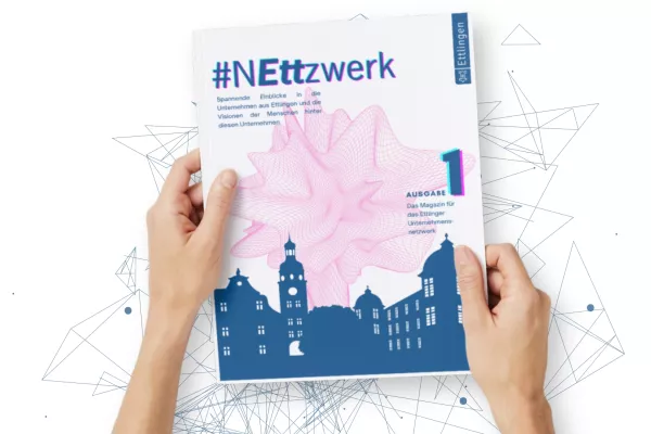 Bild: Neues #NEttzwerk-Magazin der Stadt Ettlingen bringt Wirtschaftsakteure der Region in den Fokus