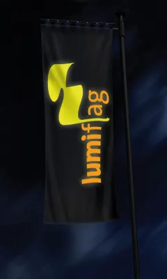 Eine Fahne, die nachts leuchtet – das innovative Lumiflag Lichtsystem Bild: Eine Fahne, die nachts leuchtet – das innovative Lumiflag Lichtsystem