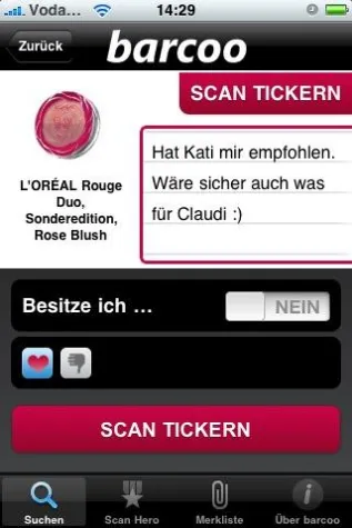 Bild: Social Shopping wird mobil: barcoo startet Scan Hero