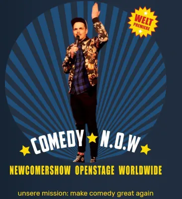 Bild: 3. Weltpremiere: Comedy N.O.W am 15. September live aus dem BKA-Theater - und als Stream weltweit im Netz!