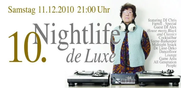 Bild: Plaza Fitness Leonberg lädt zur 10. Nightlife de luxe Party am 11. Dezember