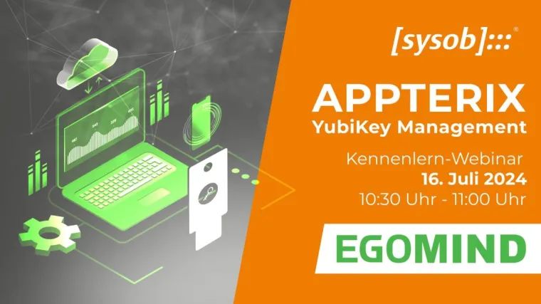 sysob präsentiert: YubiKey Management einfach gemacht Bild: sysob präsentiert: YubiKey Management einfach gemacht