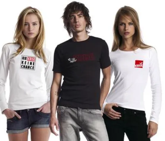 Bild: Witzige Klamotten setzen Zeichen gegen die allgemeine Krisenstimmung