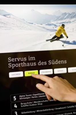 Zeichen & Wunder sorgt mit Digital Signage Konzept für Überblick im Sporthaus Schuster Bild: Zeichen & Wunder sorgt mit Digital Signage Konzept für Überblick im Sporthaus Schuster