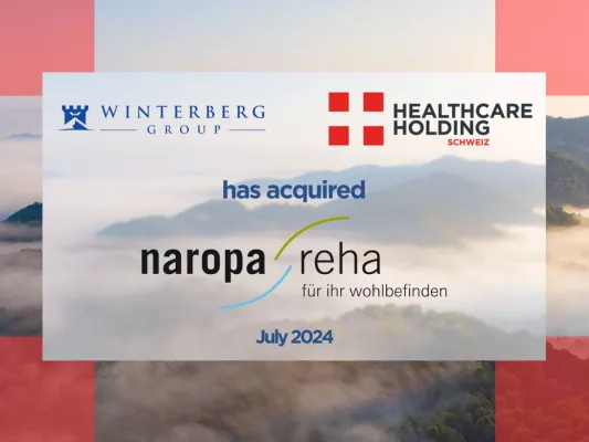 Bild: Healthcare Holding Schweiz/Winterberg erwerben Naropa Reha AG aus Staad,St. Gallen