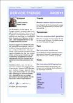 Bild: „Service in Zukunft“ – Aktuelle Ausgabe des Newsletter SERVICE TRENDS jetzt erhältlich