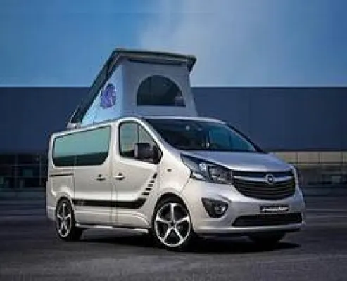 Bild: Opel Vivaro als Lifestyle Variante 'Free' auf dem Caravan Salon