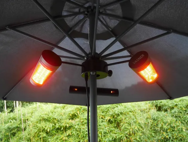 Bild: Neuer Sonnenschirm-Heizstrahler für Zuhause & Gastronomie | VASNER Umbrella X30