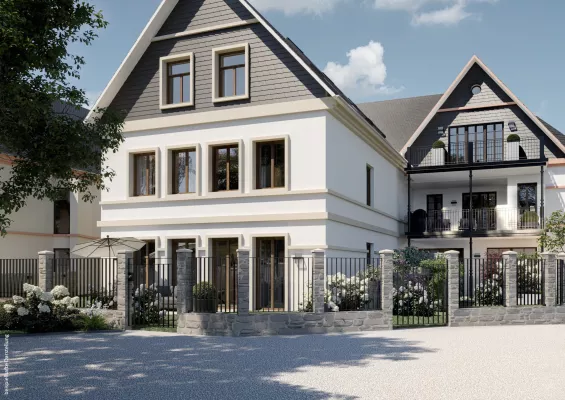 Bild: Einmalige Lage, unvergleichbares Anwesen: Auf dem Langwerther Hof in Eltville beginnen die Bauarbeiten