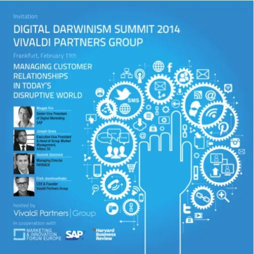 Bild: SAP begleitet den Vivaldi Digital Darwinism Summit 2014 als Sponsor