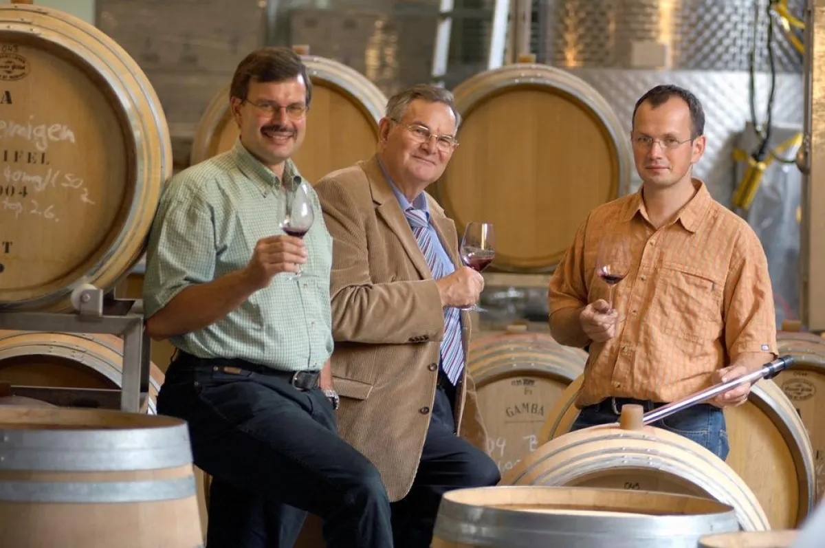 Walter, Paul und Urs Zweifel, © Hans-Peter Siffert