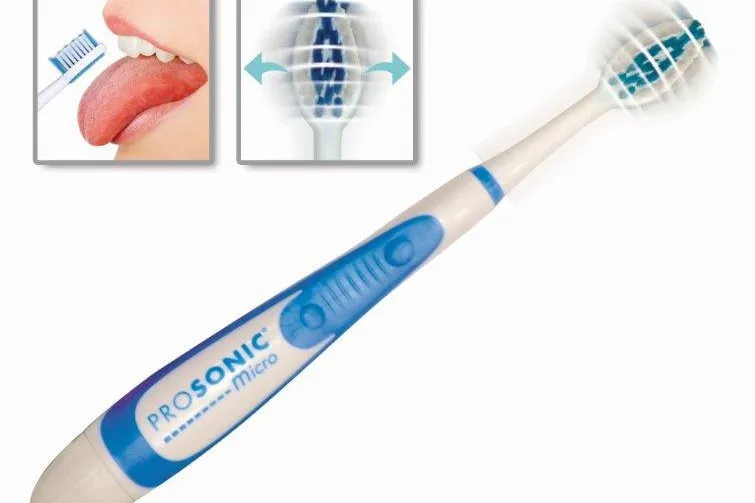 Bild: Schnell und einfach. Gründliche Zahnreinigung mit der Prosonic micro 2