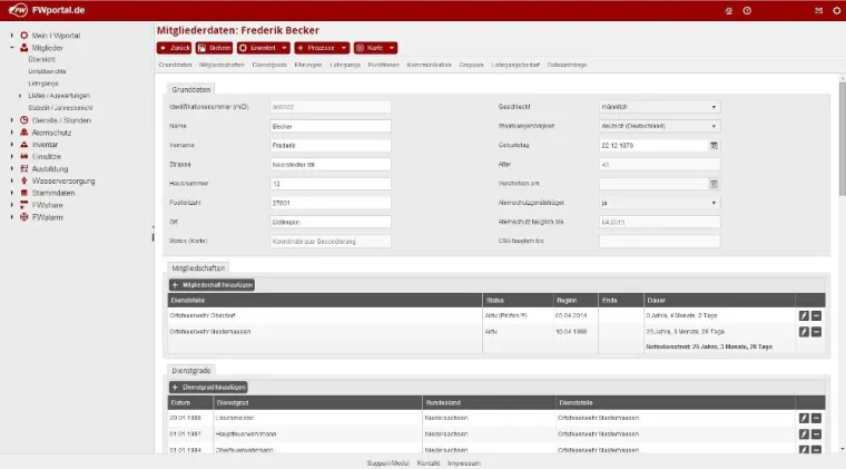 FWportal – Software für Feuerwehren Bild: FWportal – Software für Feuerwehren