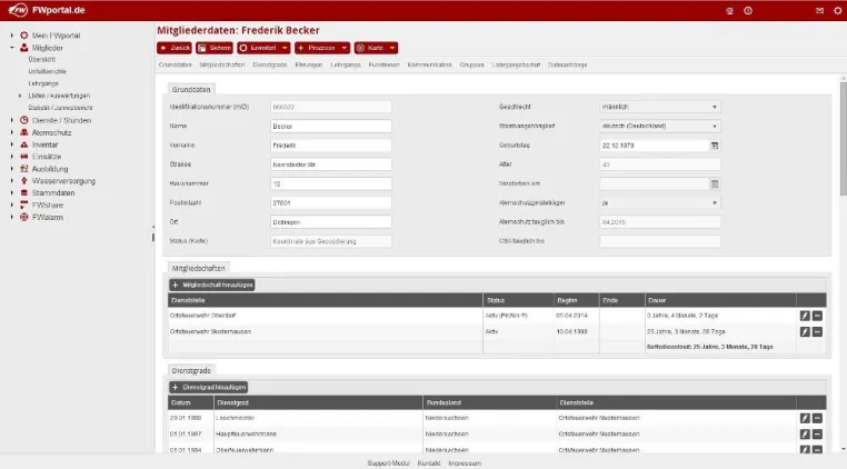 FWportal – Software für Feuerwehren Bild: FWportal – Software für Feuerwehren