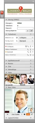 Bild: Lindenbaum erweitert Konferenzsystem um Webkonferenzen mit Desktop Video