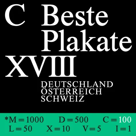 Bild: Wettbwerb 100 beste Plakate 18 D A CH gestartet
