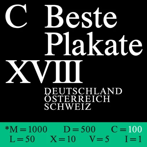 Wettbwerb 100 beste Plakate 18 D A CH gestartet Bild: Wettbwerb 100 beste Plakate 18 D A CH gestartet