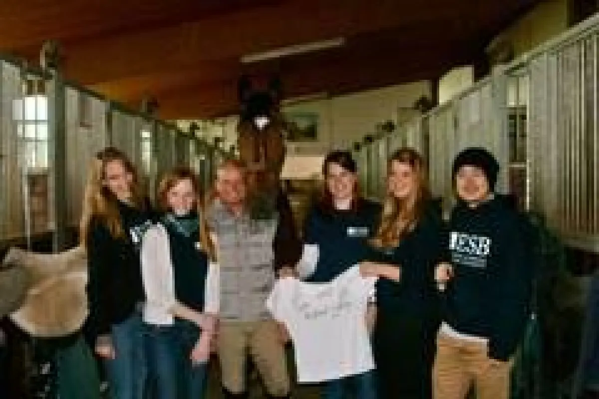 Marktforschungsgruppe der ESB Business School in Reutlingen nach dem Interview mit Altheimer Weltkla