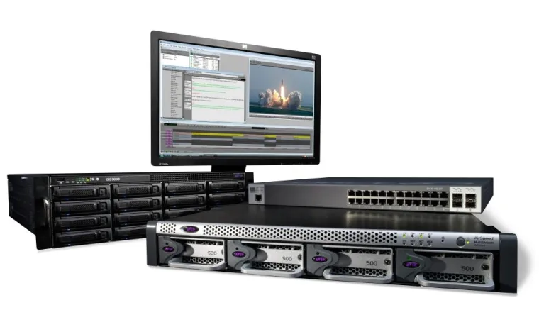 Bild: Avid präsentiert NewsVision, eine integrierte Lösung für die kostengünstige Nachrichtenproduktion in HD
