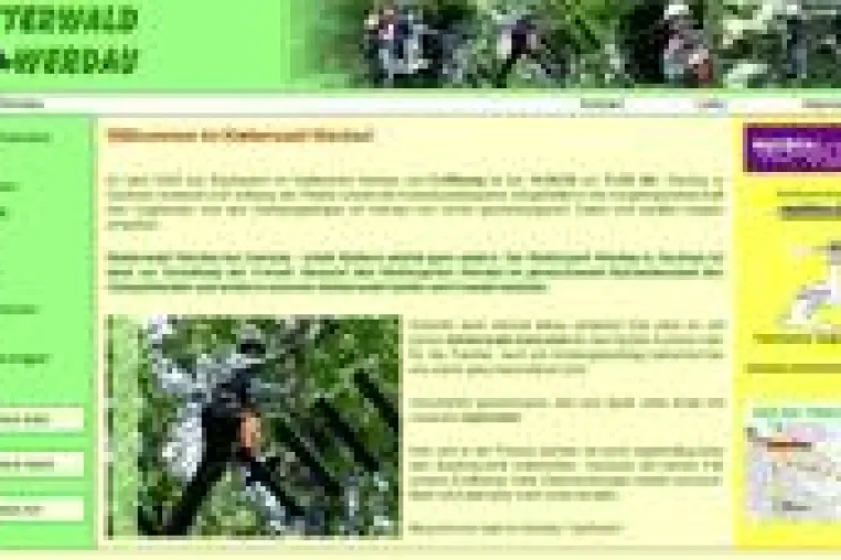 Bild: Eröffnung des Kletterwald Werdau am 14. Juni 2008