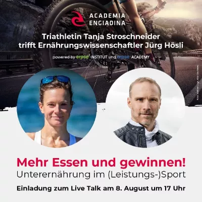 Bild: Einladung zum Live Talk: Mehr Essen und gewinnen! Unterernährung im (Leistungs-)Sport