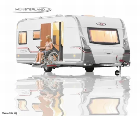 Bild: Behindertengerechtes Reisen mit dem Wohnwagen