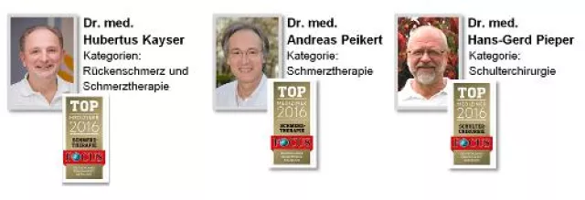 Bild: Drei Ärzte auf der Bestenliste: FOCUS zeichnet Top-Mediziner aus