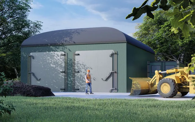 Bild: Mini Biogasanlage mit Brennstoffzelle: Neue Lösung für kleine Betriebe mit Festmist