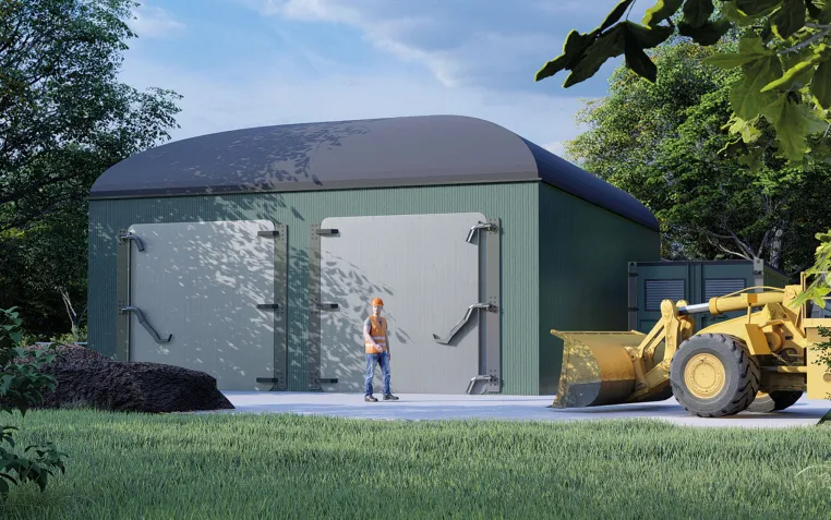 Bild: Mini Biogasanlage mit Brennstoffzelle: Neue Lösung für kleine Betriebe mit Festmist