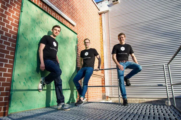 Münchener Start-up Talentcube am 21.11.2017 in Gründershow Die Höhle der Löwen Bild: Münchener Start-up Talentcube am 21.11.2017 in Gründershow Die Höhle der Löwen