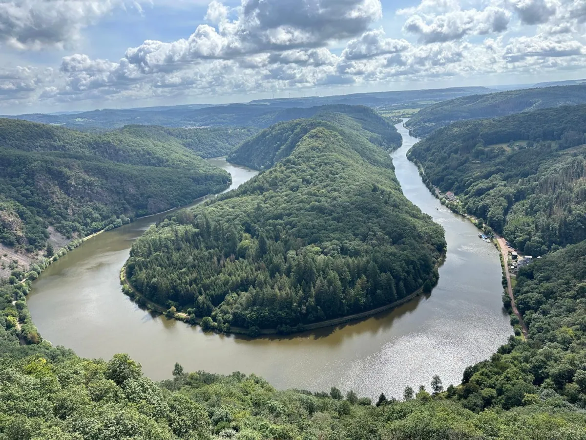 Saarschleife bei Mettlach (© Dr. Reinhard Schreiner)