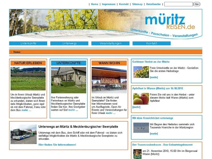 Bild: Für den Urlaub an Müritz & Mecklenburgische Seenplatte –ein neues Onlineangebot an alle Urlaubssuchenden