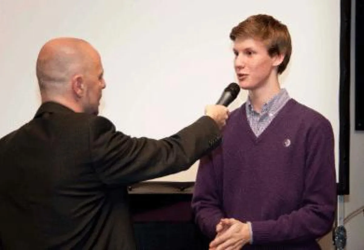 Thomas Bumberger bei der Preisverleihung