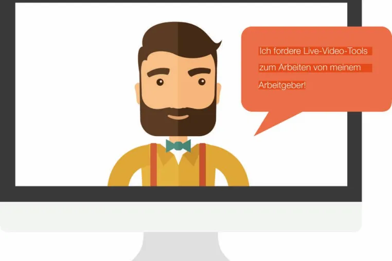 Bild: Arbeitnehmer fordern Videokommunikation von ihren Arbeitgebern