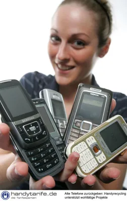 Bild: Handy-Recycling - Für einen guten Zweck