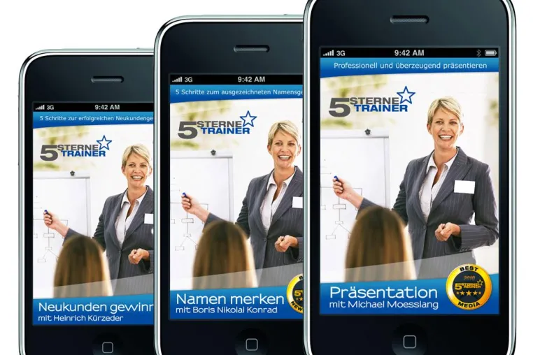 5 Sterne Trainer neu bei APPINAR: Das exklusive Seminar-Wissen der Top-Speaker und Trainer für Ihr iPhone Bild: 5 Sterne Trainer neu bei APPINAR: Das exklusive Seminar-Wissen der Top-Speaker und Trainer für Ihr iPhone