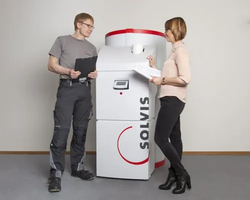 Bild: Energielabel: Hybridsystem SolvisMax 7 erreicht mit neuem Gasbrenner Bestwert „A+“