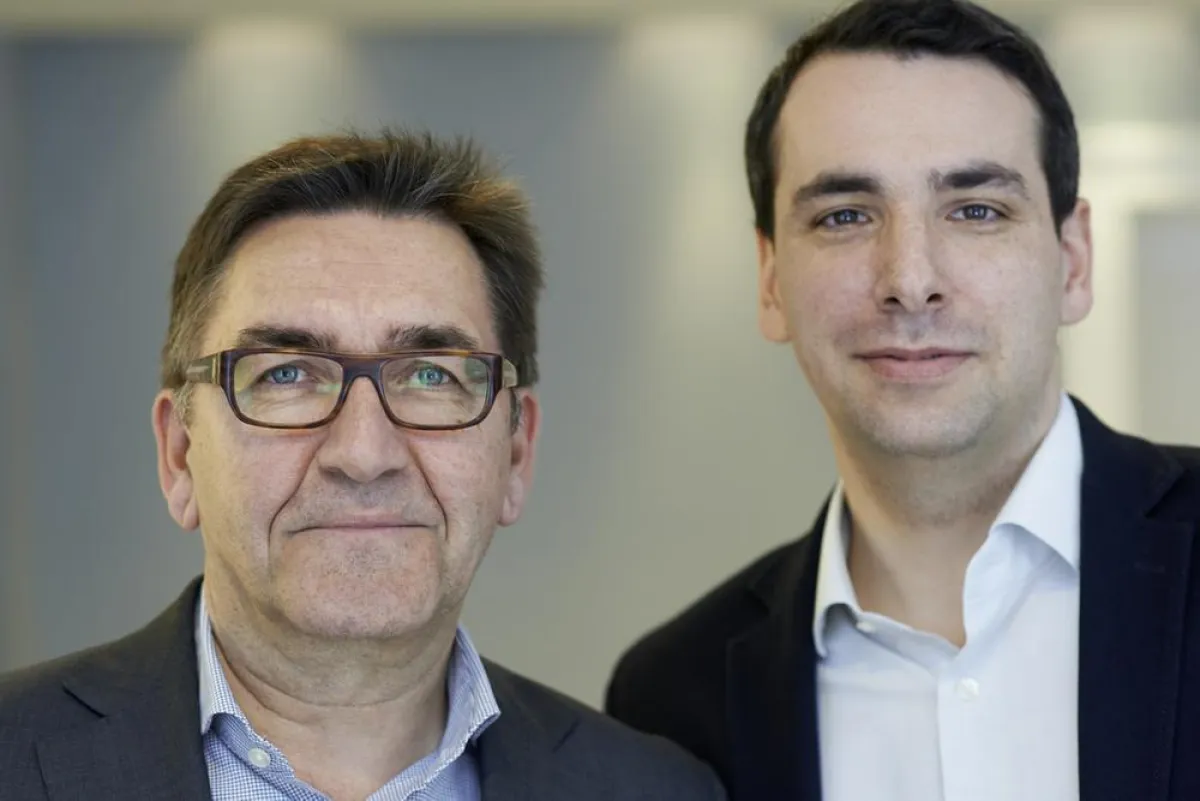 Alter und neuer Geschäftsführer: Dr. Thomas Leucht (l.) und Dr. Benjamin Behar (r.)