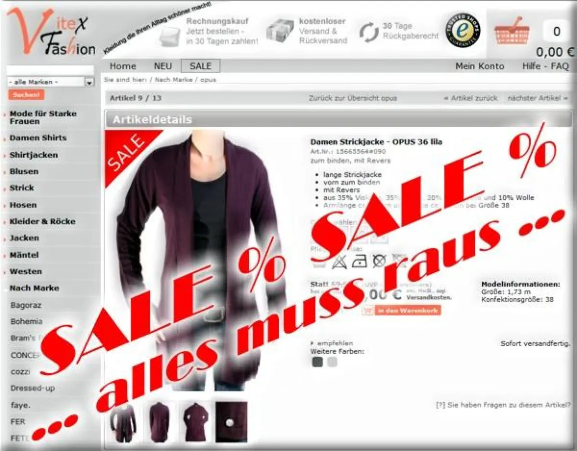Damenmode im Winter-SALE bei VitexFashion