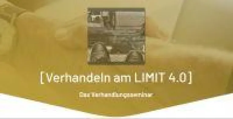 Bild: Das Seminar Verhandeln am Limit jetzt in der Version "4.0"
