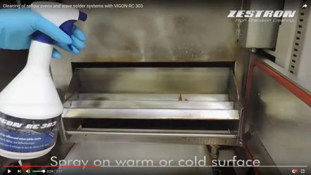 Bild: Anwendervideo zur manuellen Lötofenreinigung