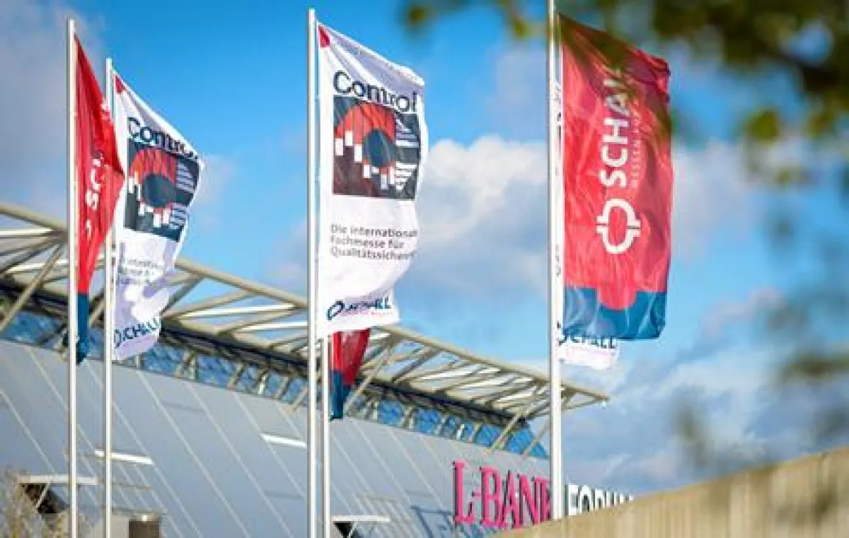 Die Produktneuheiten werden dem Fachpublikum auf der Control vorgestellt (Quelle: Messe Stuttgart)