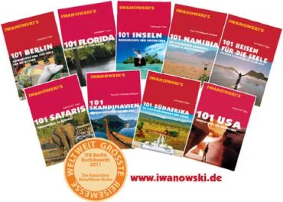 Bild: Iwanowski-Serie 101…-Geheimtipps erhält ITB Award 2011 für die besondere Reiseführer-Reihe