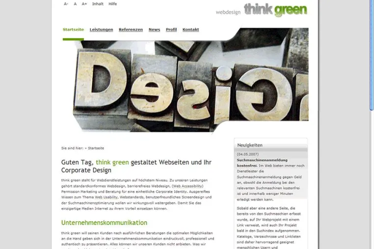 Webdesign und Suchamschinenoptimierung Bild: Webdesign und Suchamschinenoptimierung