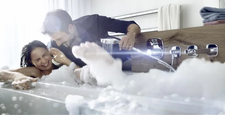 Bild: Badeinrichtung bei Frau und Mann: Mehr als eine Frage des Geschmacks